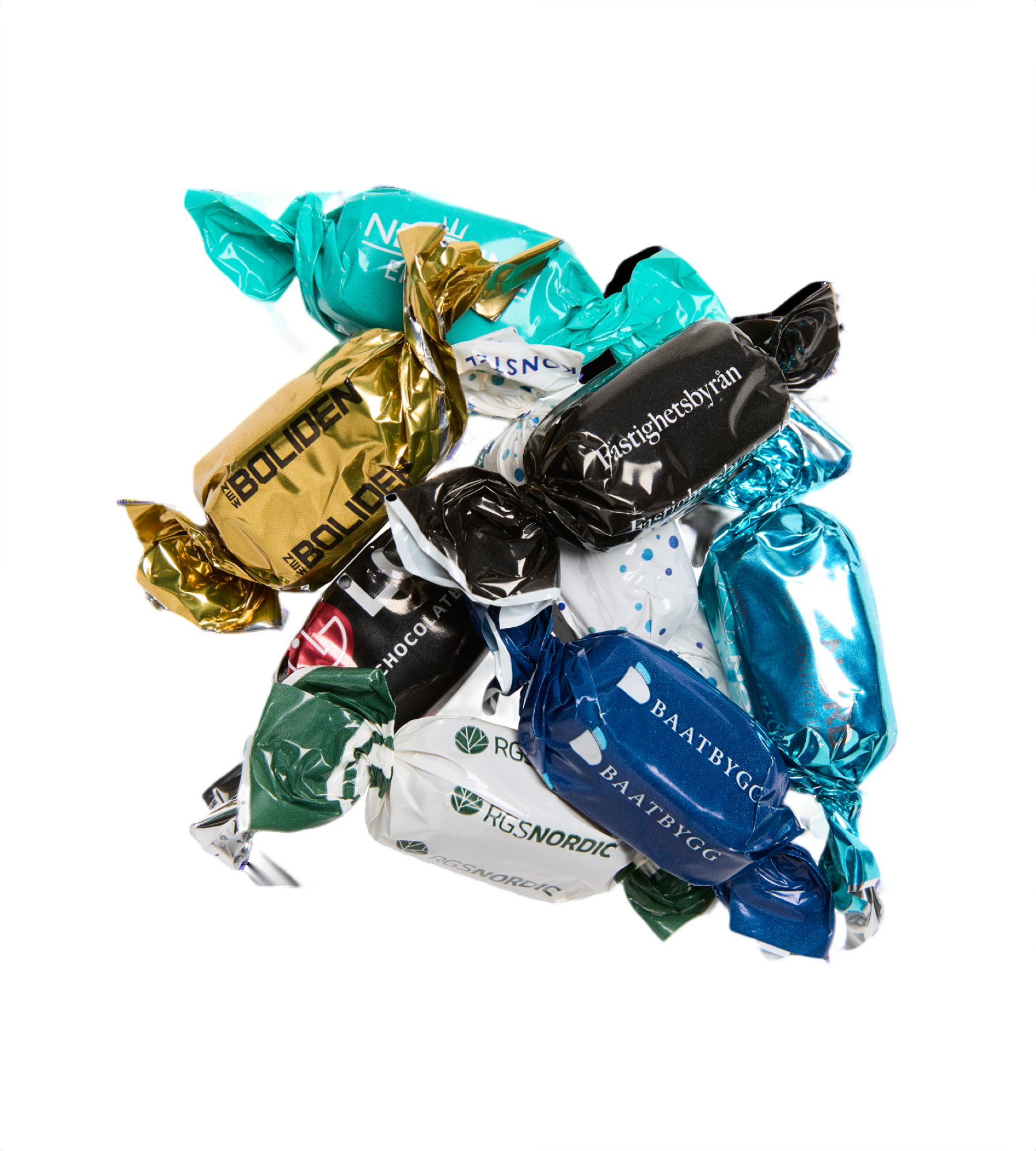 Twist Choklad (1kg) flerfärgad
