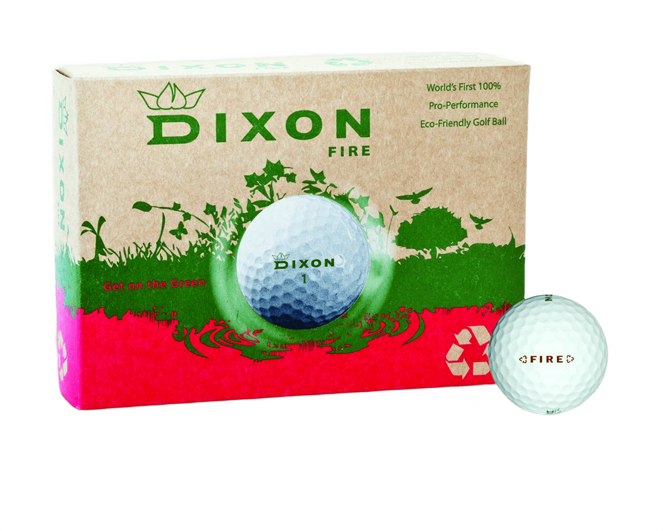 Dixon Earth Logo Golf Boll