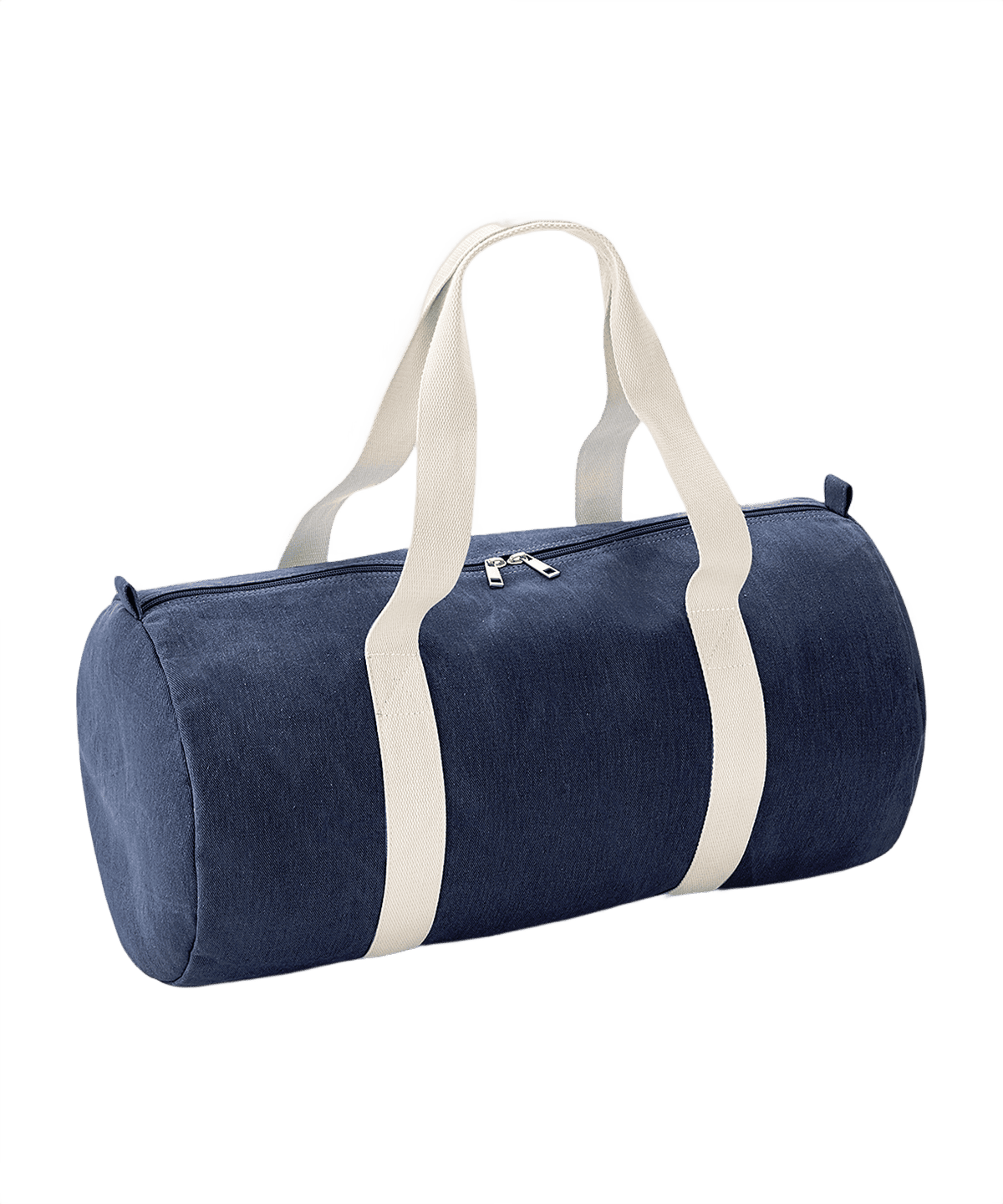 Denim Barrel Bag