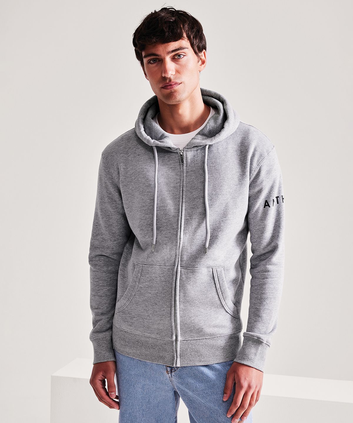Anthem full-zip Hoodie Men - Huvtröja med dragkedja Herr svart