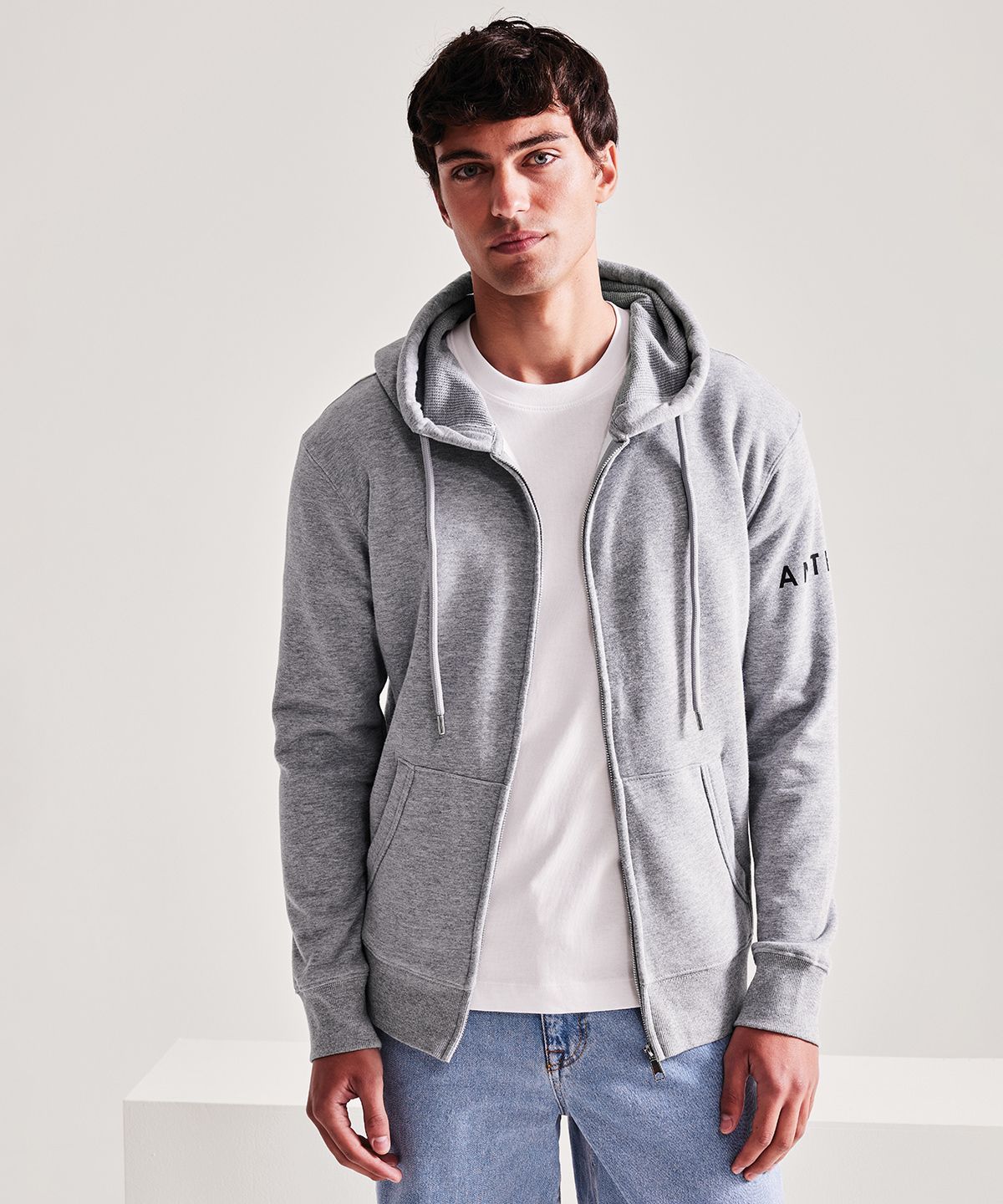 Anthem full-zip Hoodie Men - Huvtröja med dragkedja Herr svart