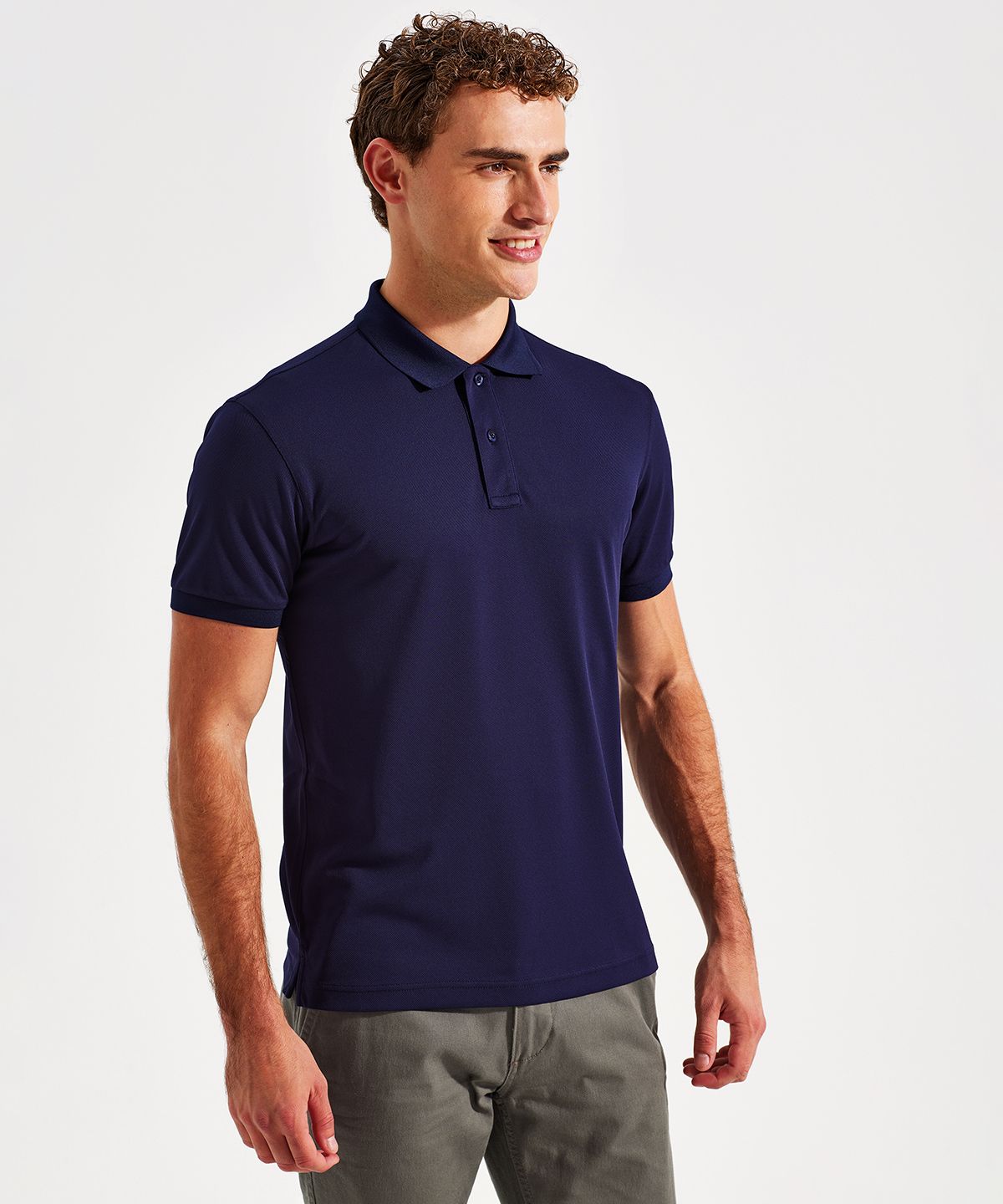 GlacierTech Polo Herren schwarz