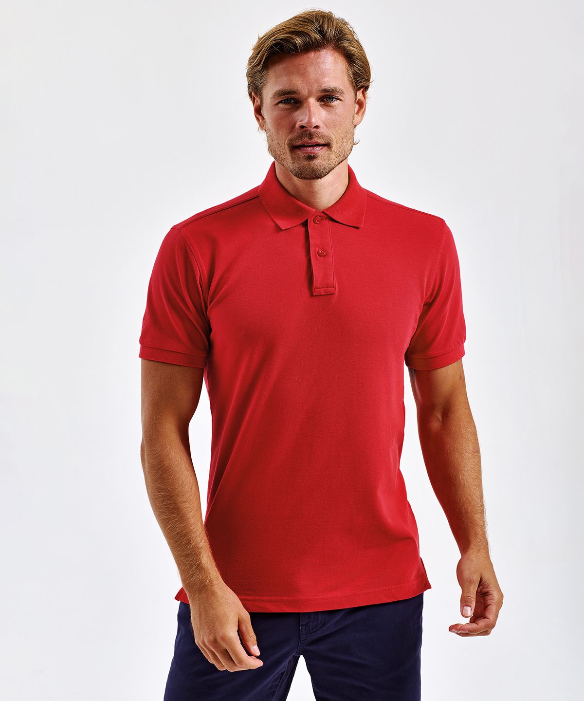 Klassisches Fit Polo Herren Heideschwarz