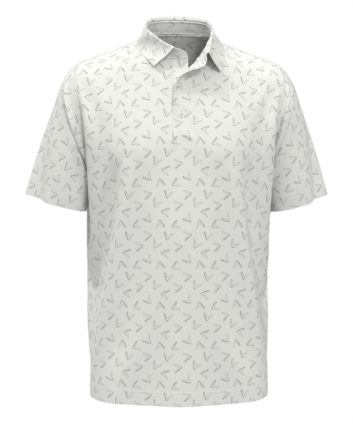 All-over Large Chev Printed Polo - Tryckt Piké Callaway