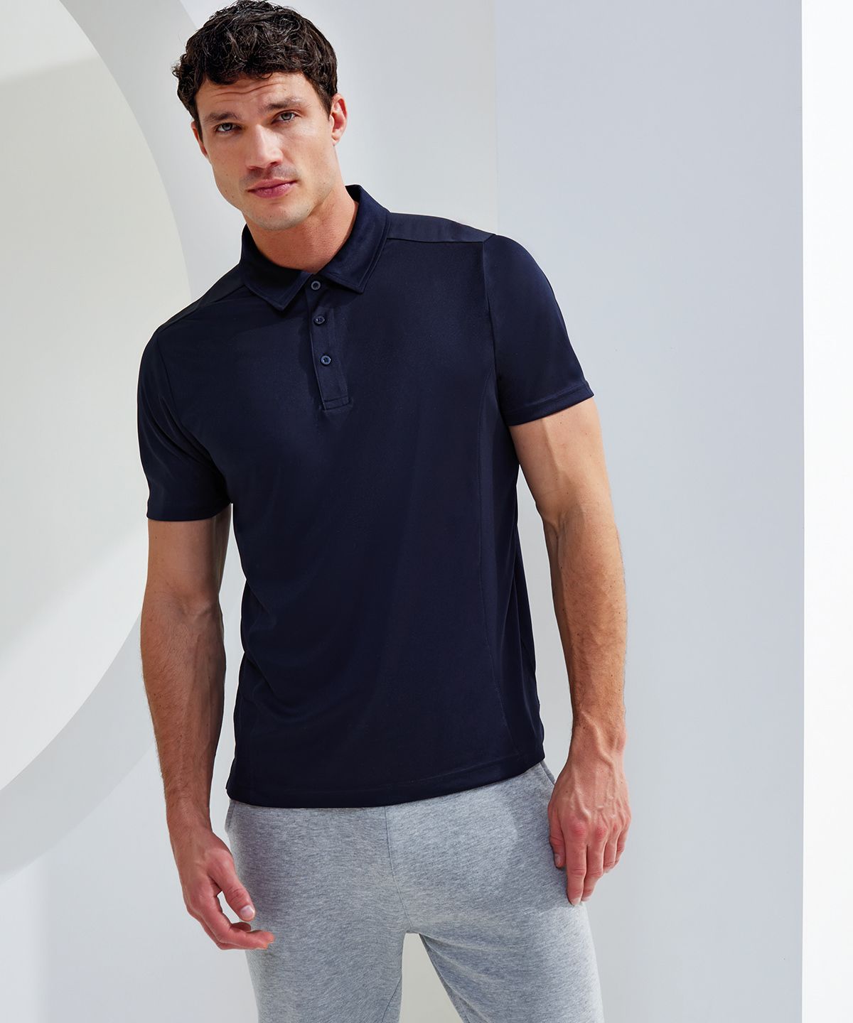 TriDri® Panelled Polo - Funktions Piké svart