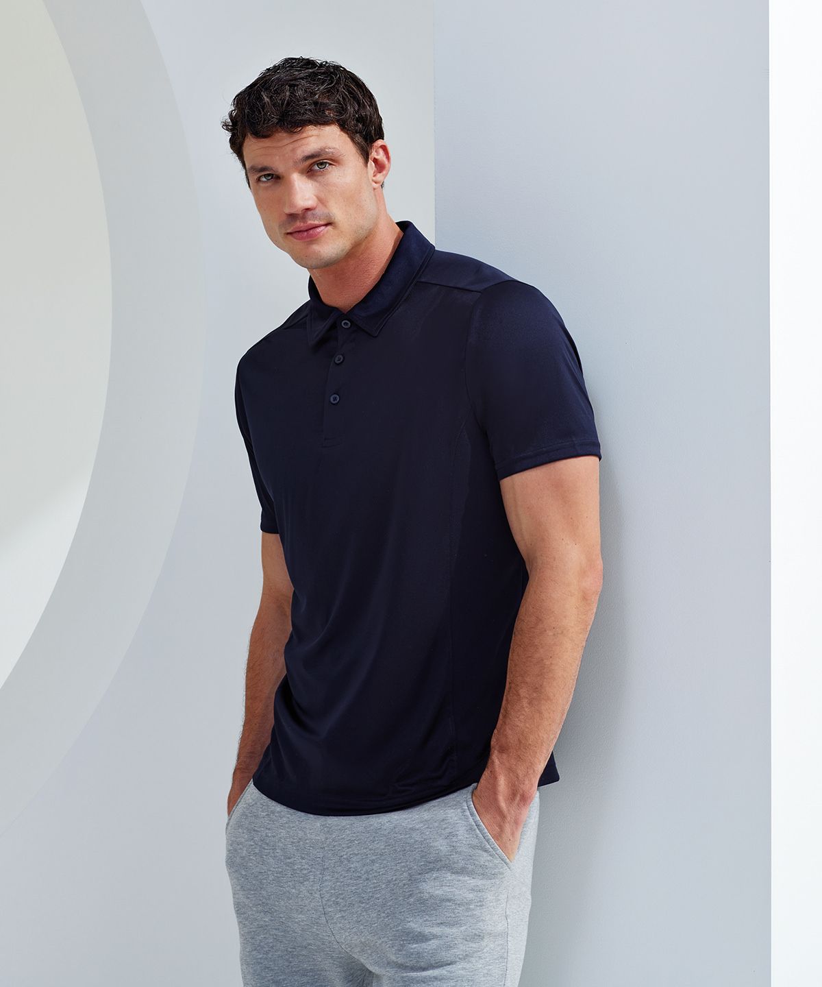 TriDri® Panelled Polo - Funktions Piké svart