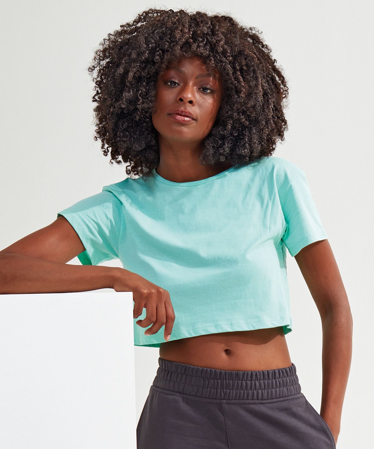 TriDri® Crop Top Dam svart