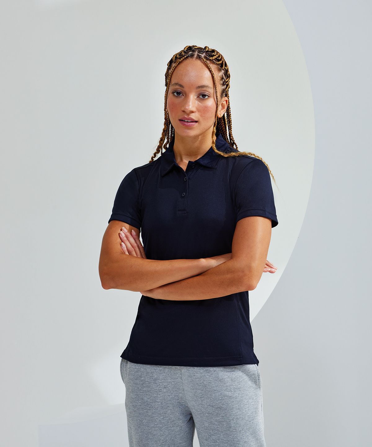 TriDri® Panel Polo Women - Piké Dam svart