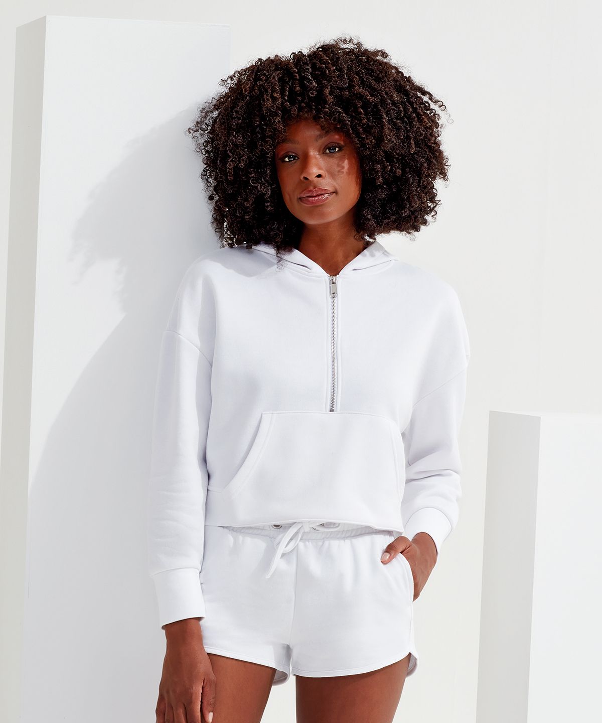 TriDri® Zip Hoodie Women - Huvtröja med dragkedja Dam svart