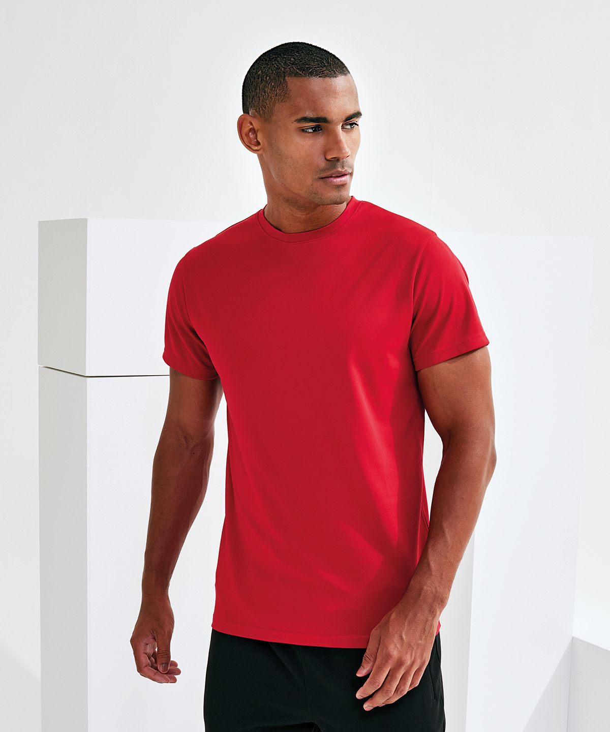 TriDri® Ion-Charge Textured T-Shirt svart melange