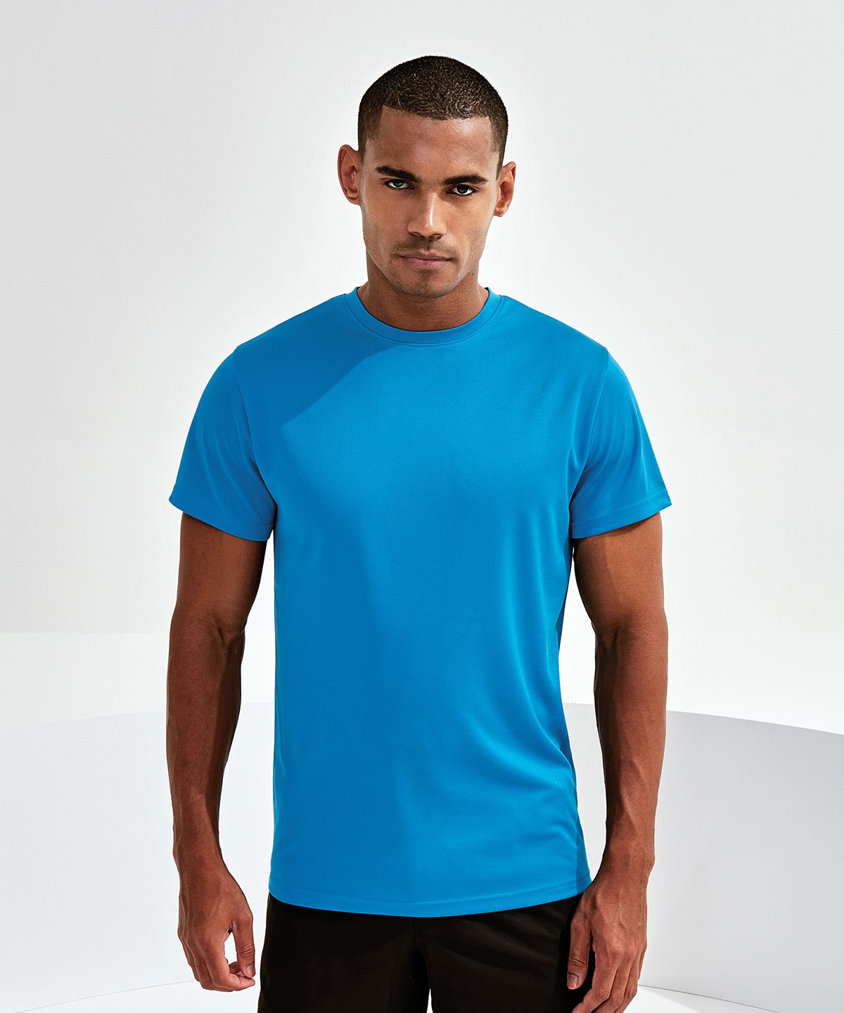 TriDri® Ion-Charge Textured T-Shirt svart melange