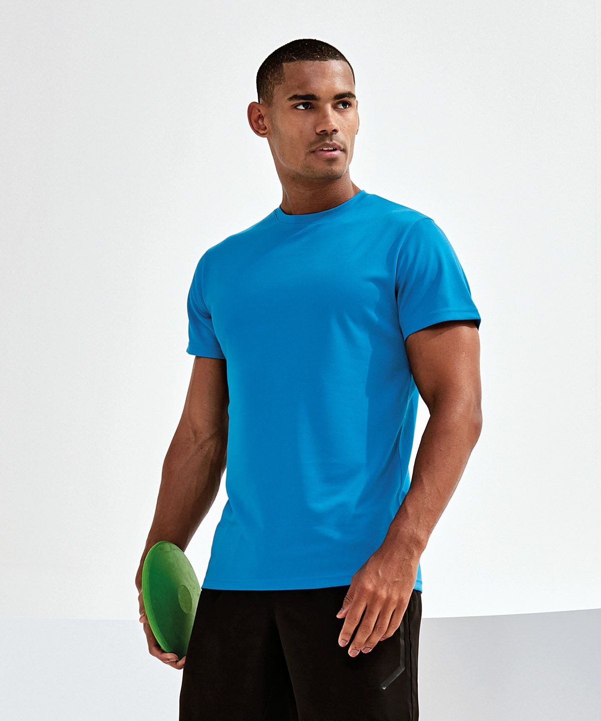 TriDri® Ion-Charge Textured T-Shirt svart melange
