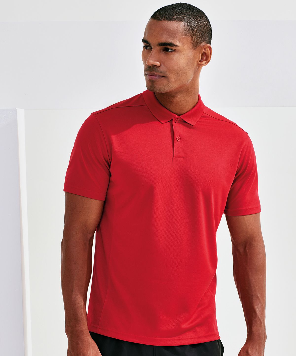 TriDri® Ion-Charge Panelled Polo black