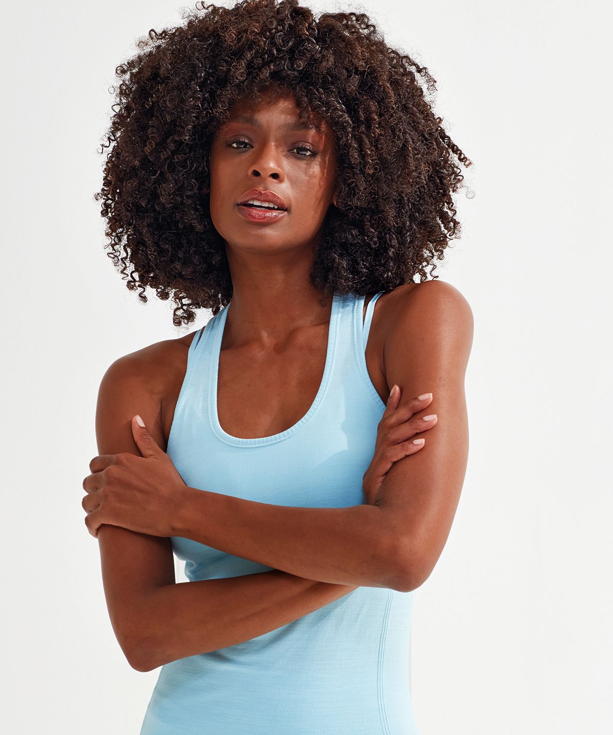 TriDri® Recycled Seamless Flex Vest Women - Sömlöst Linne Dam svart