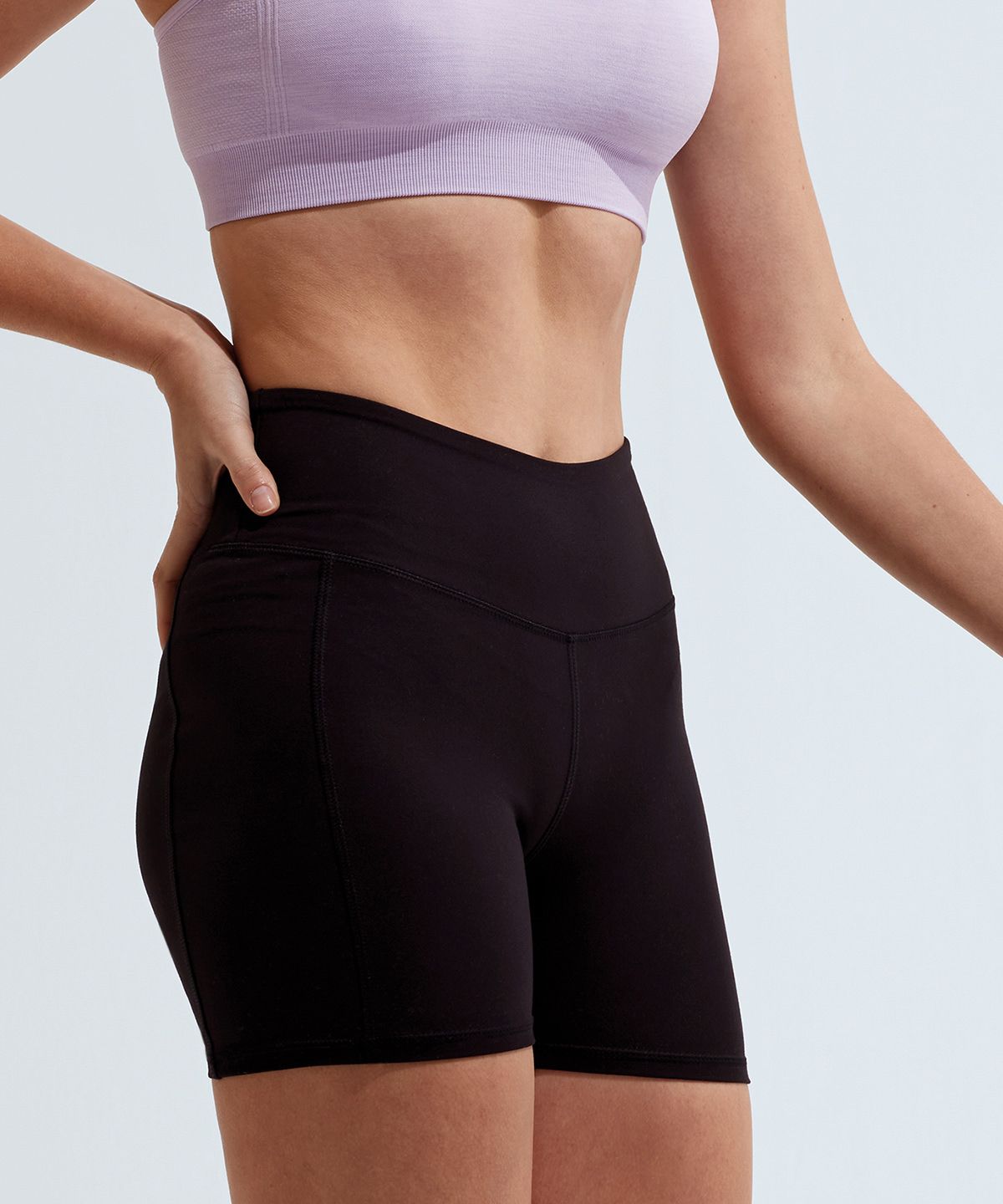TriDri® Recycled Micro Shorts Women - Återvunna Microshorts Dam svart