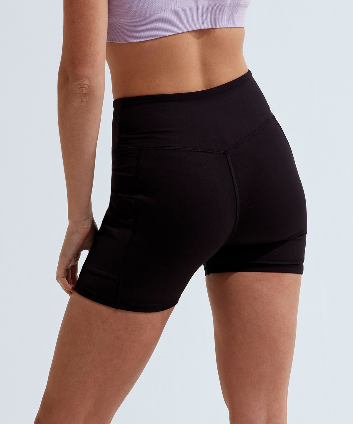 TriDri® Recycled Micro Shorts Women - Återvunna Microshorts Dam svart