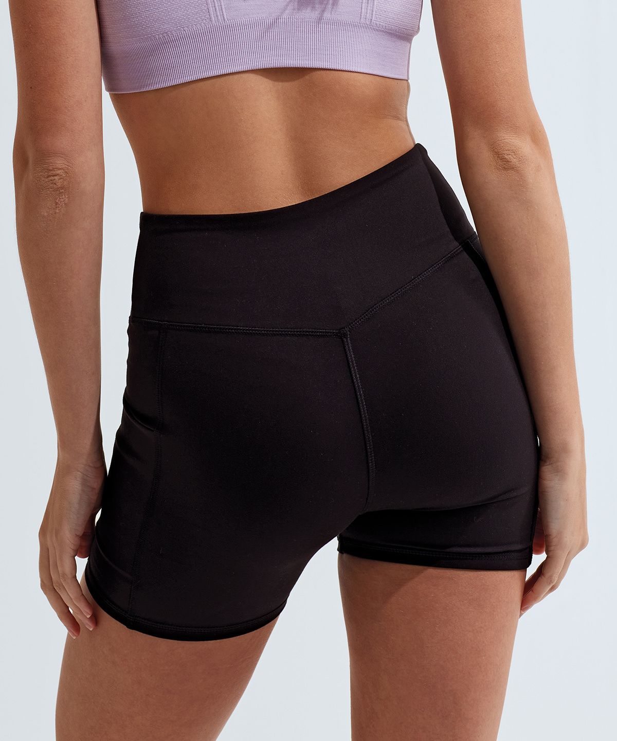 TriDri® Recycled Micro Shorts Women - Återvunna Microshorts Dam svart