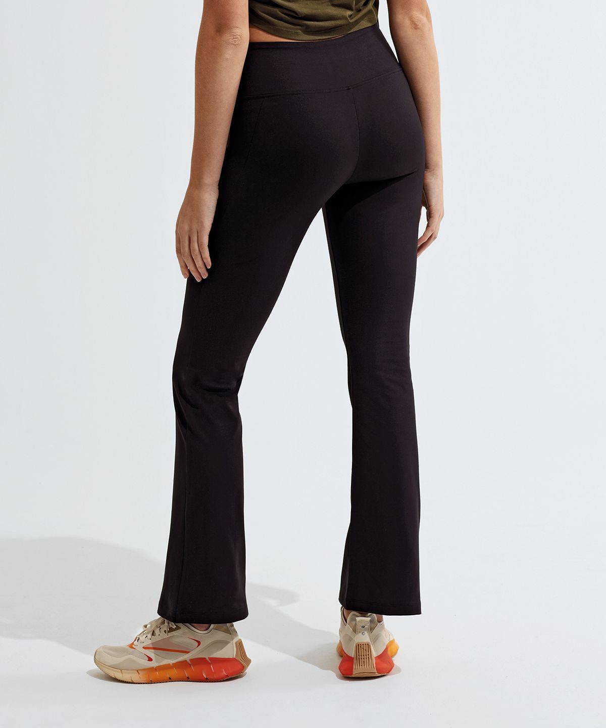Women’s TriDri® Recycled Flare Leggings - Utsvängda Leggings Dam svart