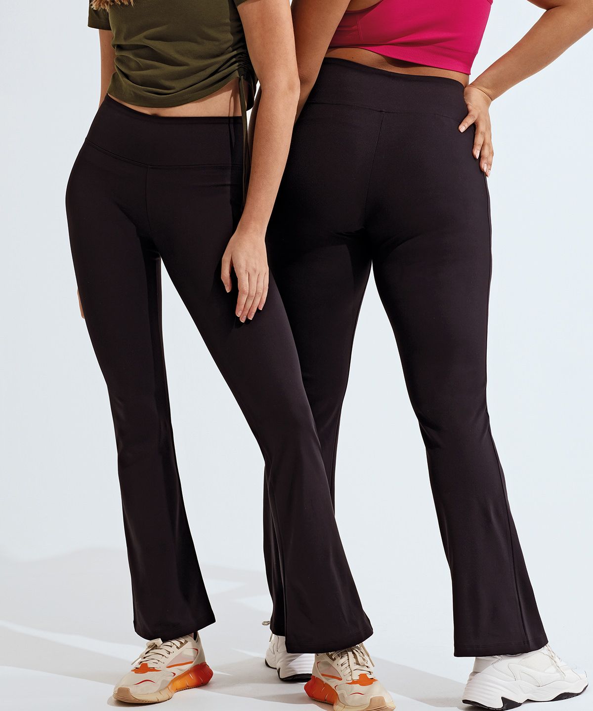 Women’s TriDri® Recycled Flare Leggings - Utsvängda Leggings Dam svart