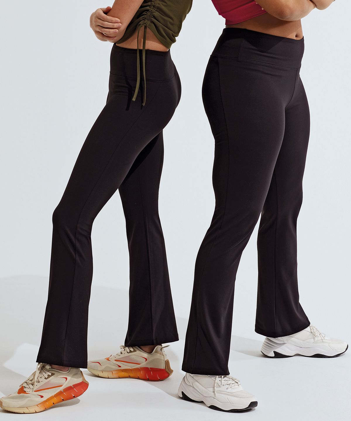 Women’s TriDri® Recycled Flare Leggings - Utsvängda Leggings Dam svart
