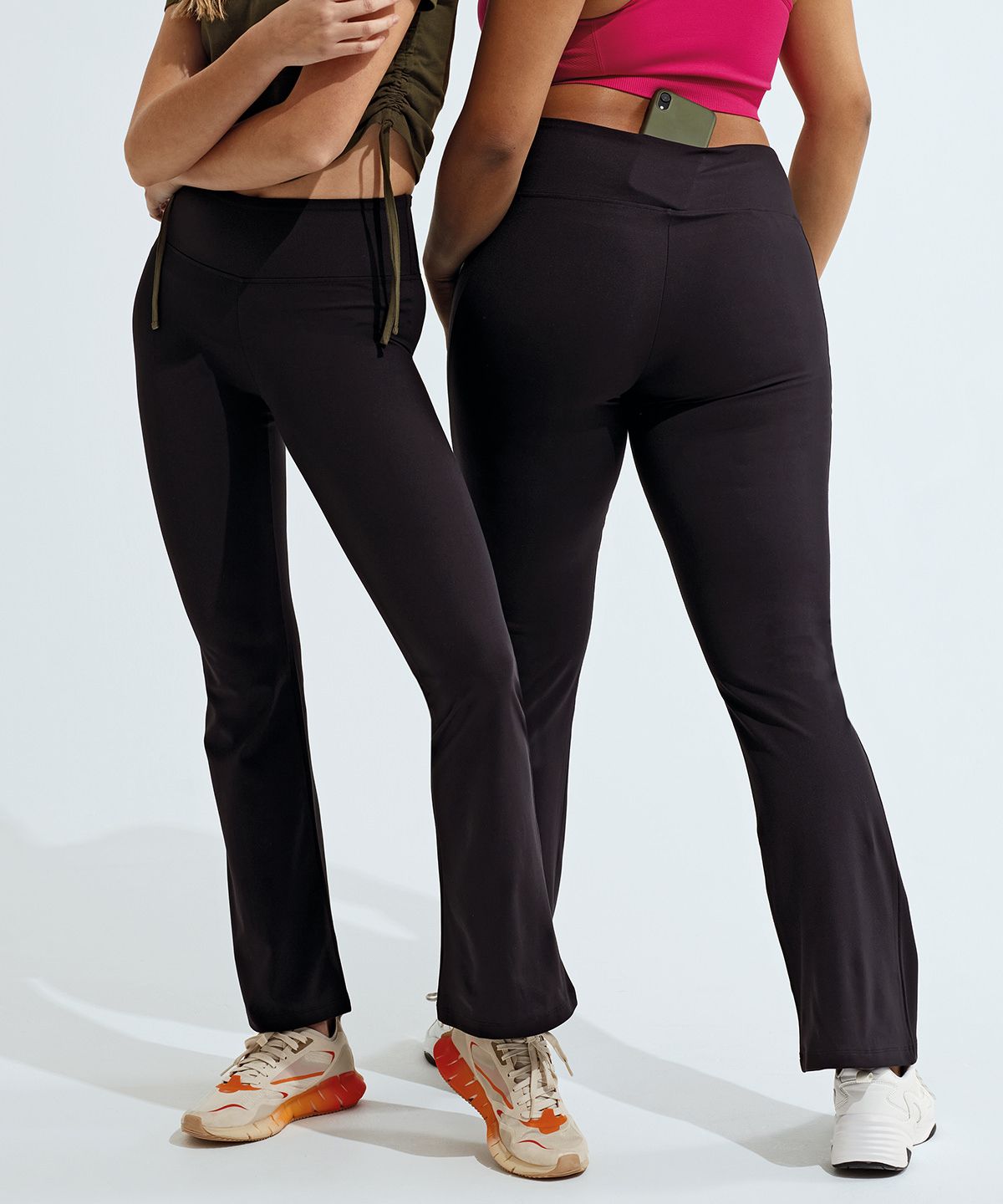 Women’s TriDri® Recycled Flare Leggings - Utsvängda Leggings Dam svart