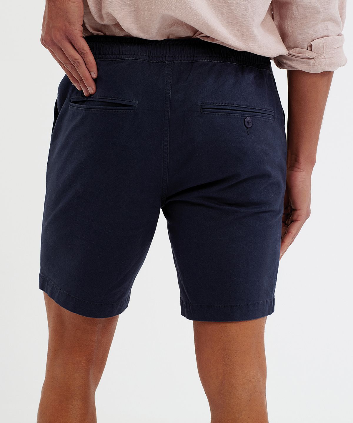 Wombat Men’s Drawstring Chino Shorts- Chinoshorts med snörning Herr svart