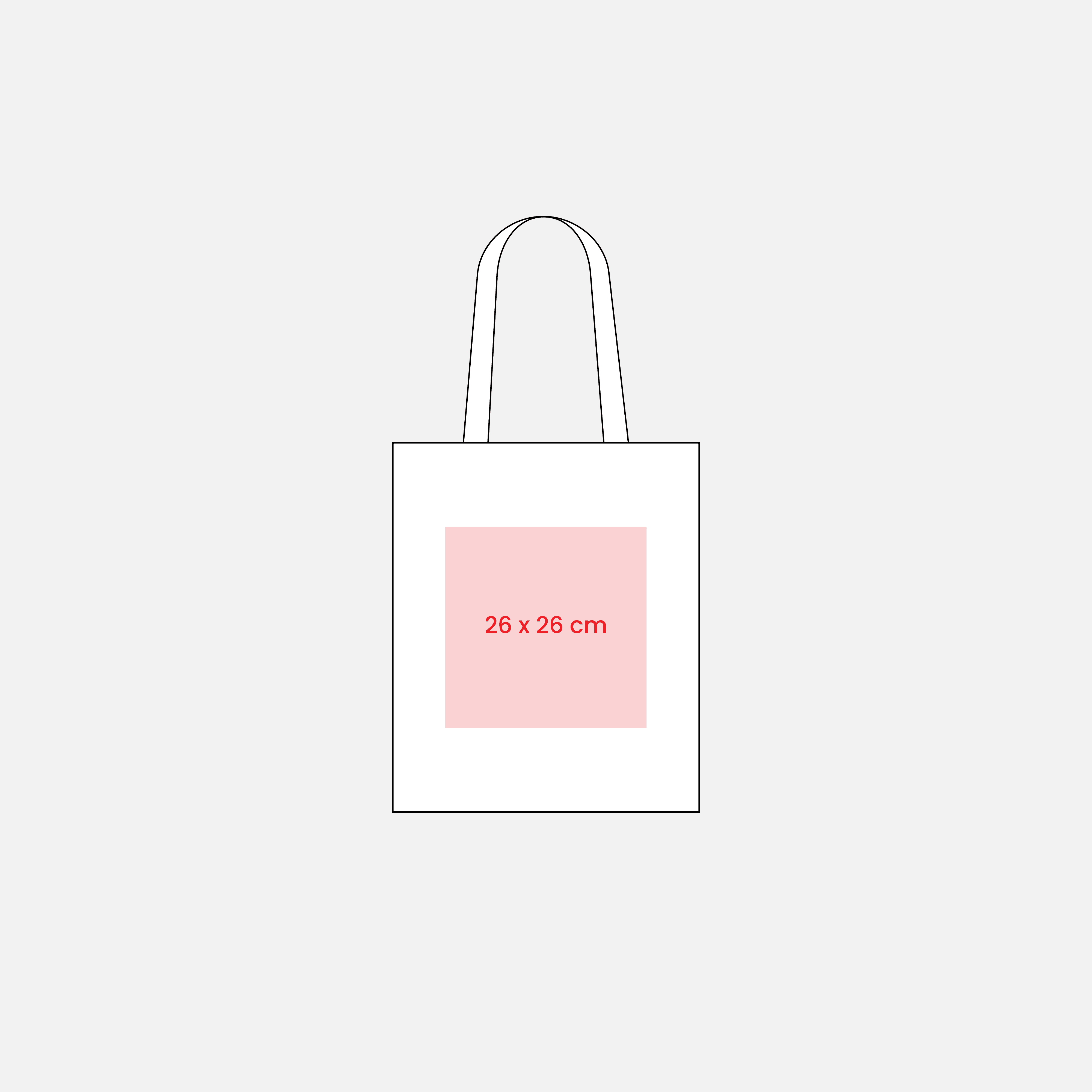 Cotton Polyester Shopping Bag with Long Handle 220 g/m2 blue