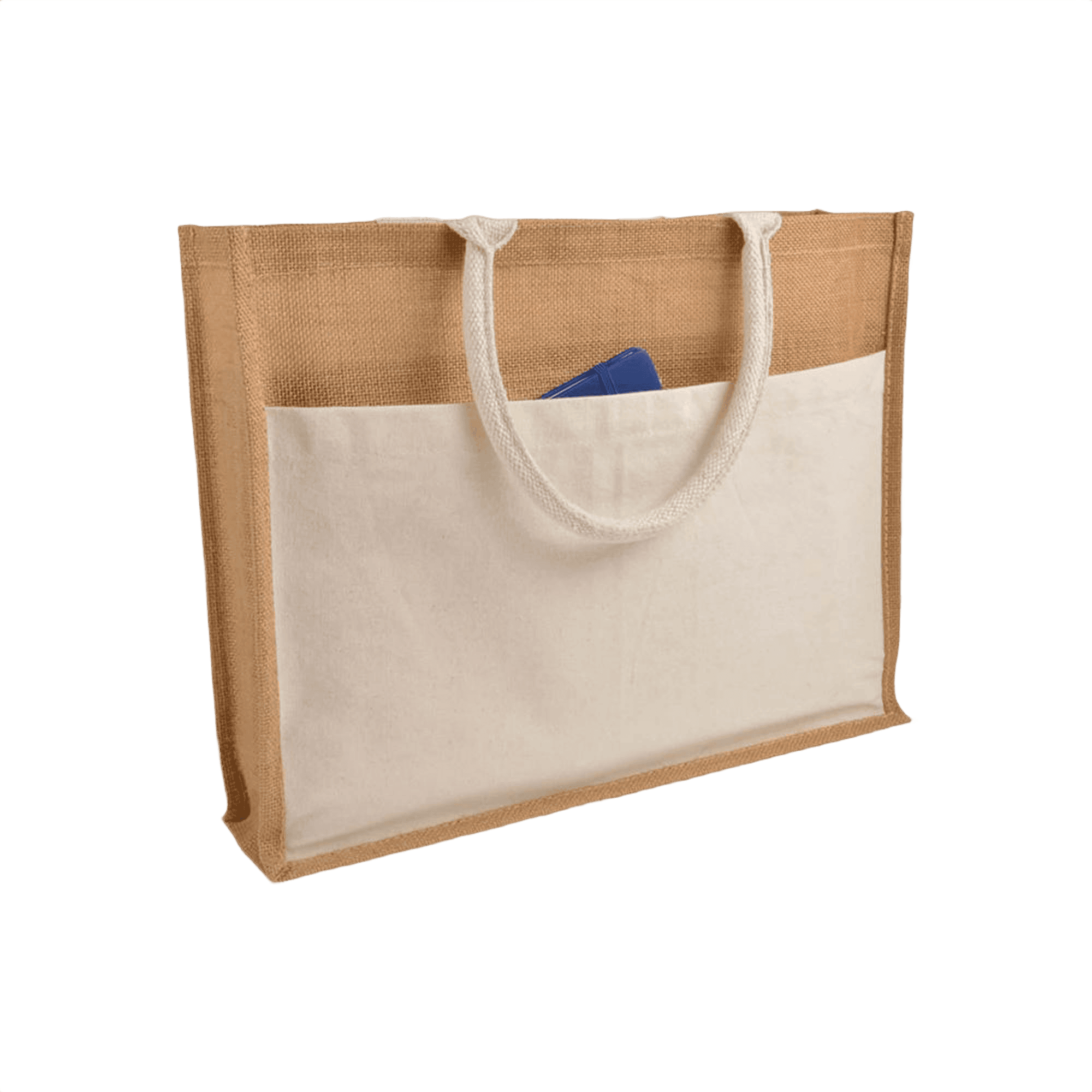 Jute Shopping Bag with Waxed inner