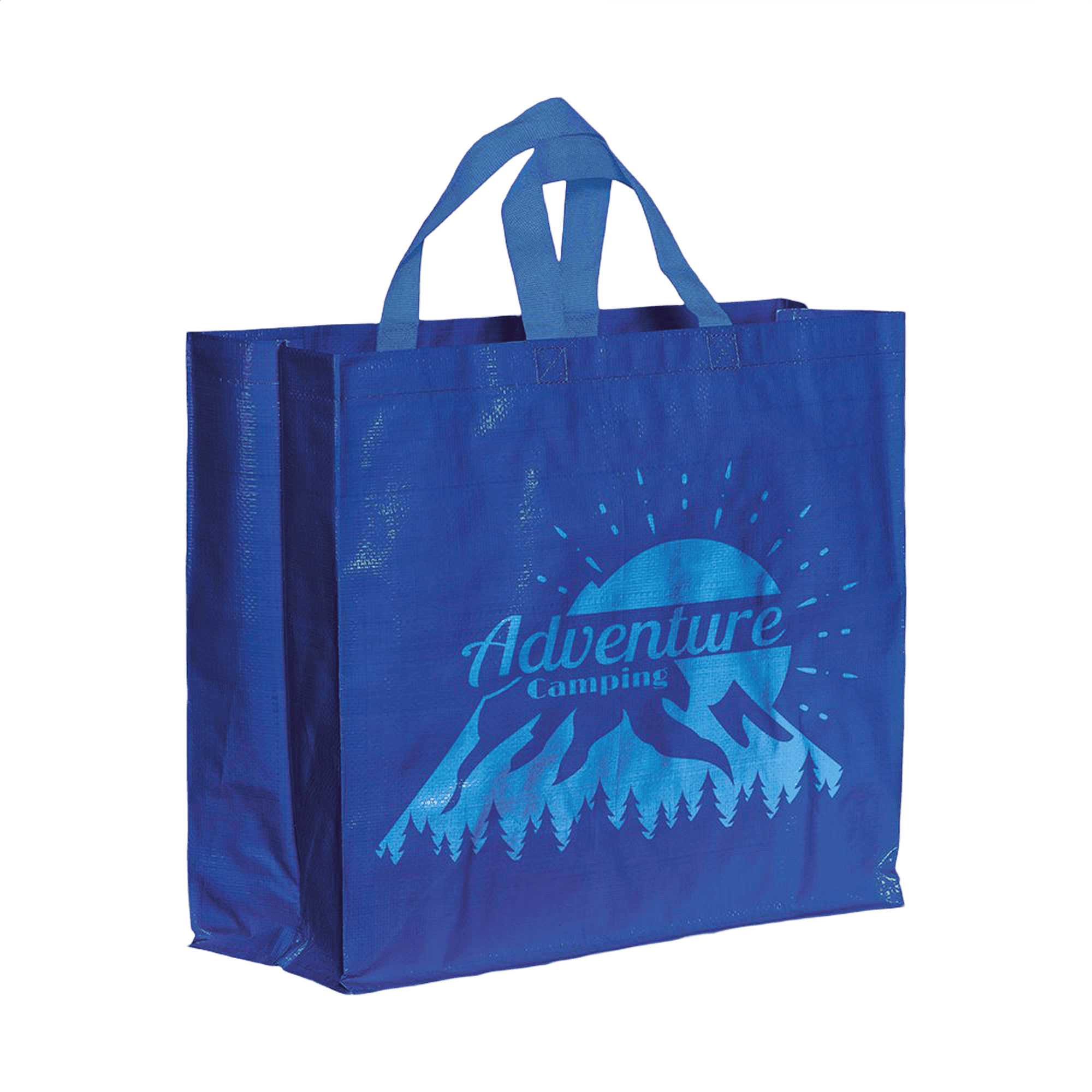 Laminated PP Shopping Bag 120 g/m² royal