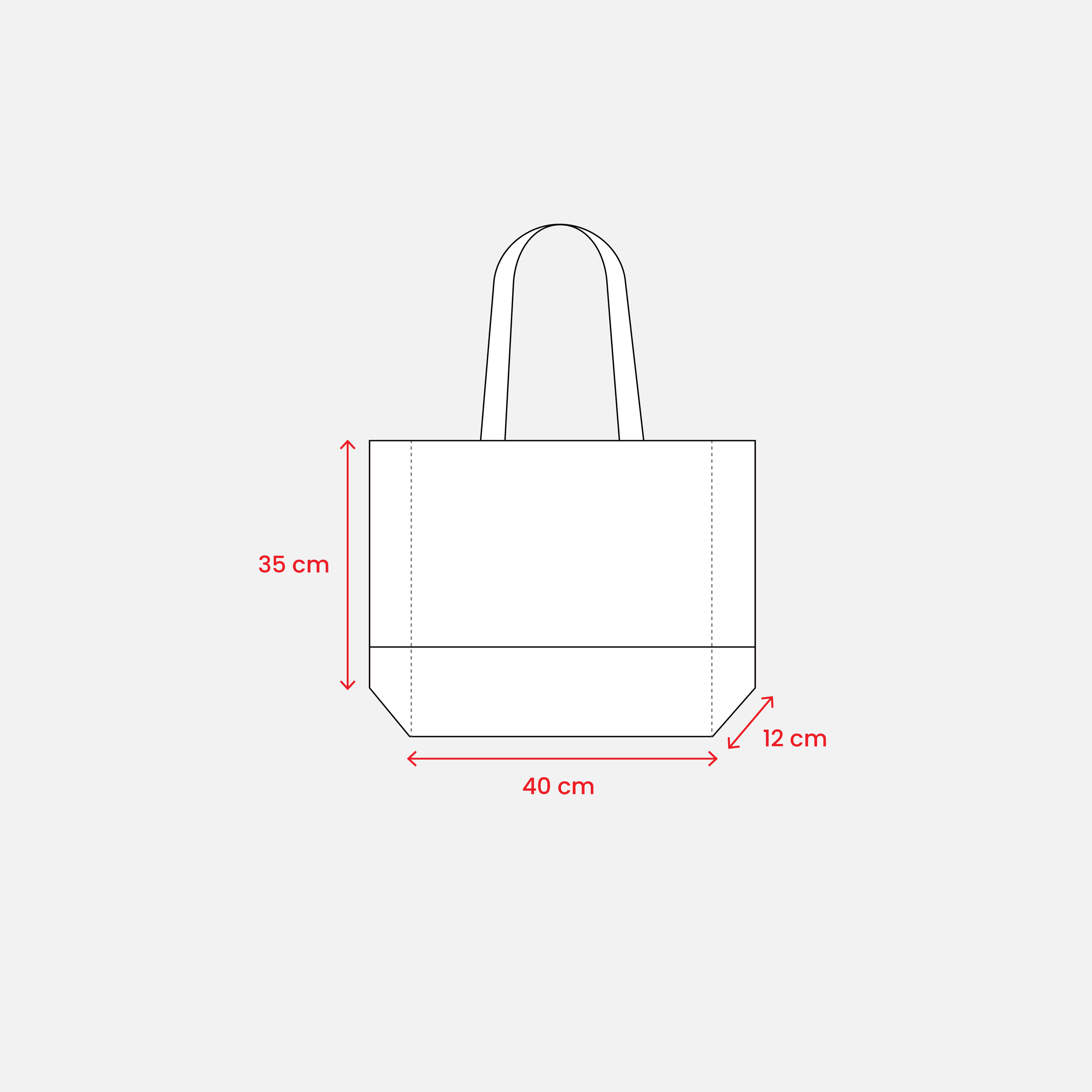 Shoppingväska 80 g/m2 kunglig