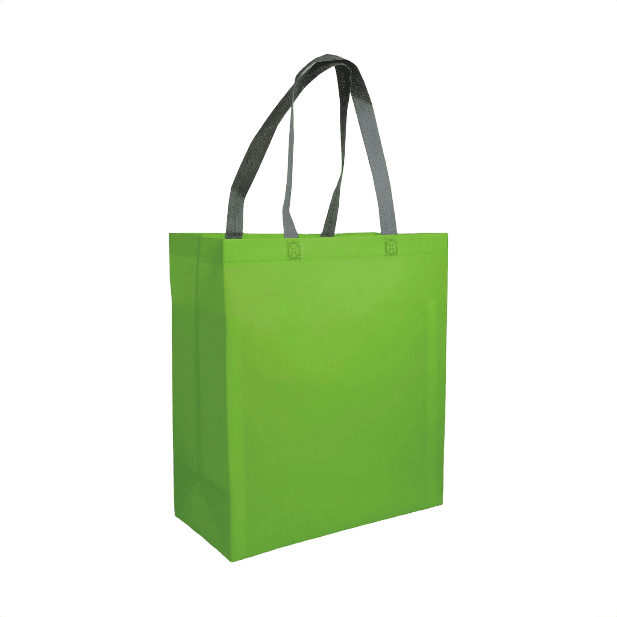 Laminerad Non-Woven Shoppingväska grönt äpple