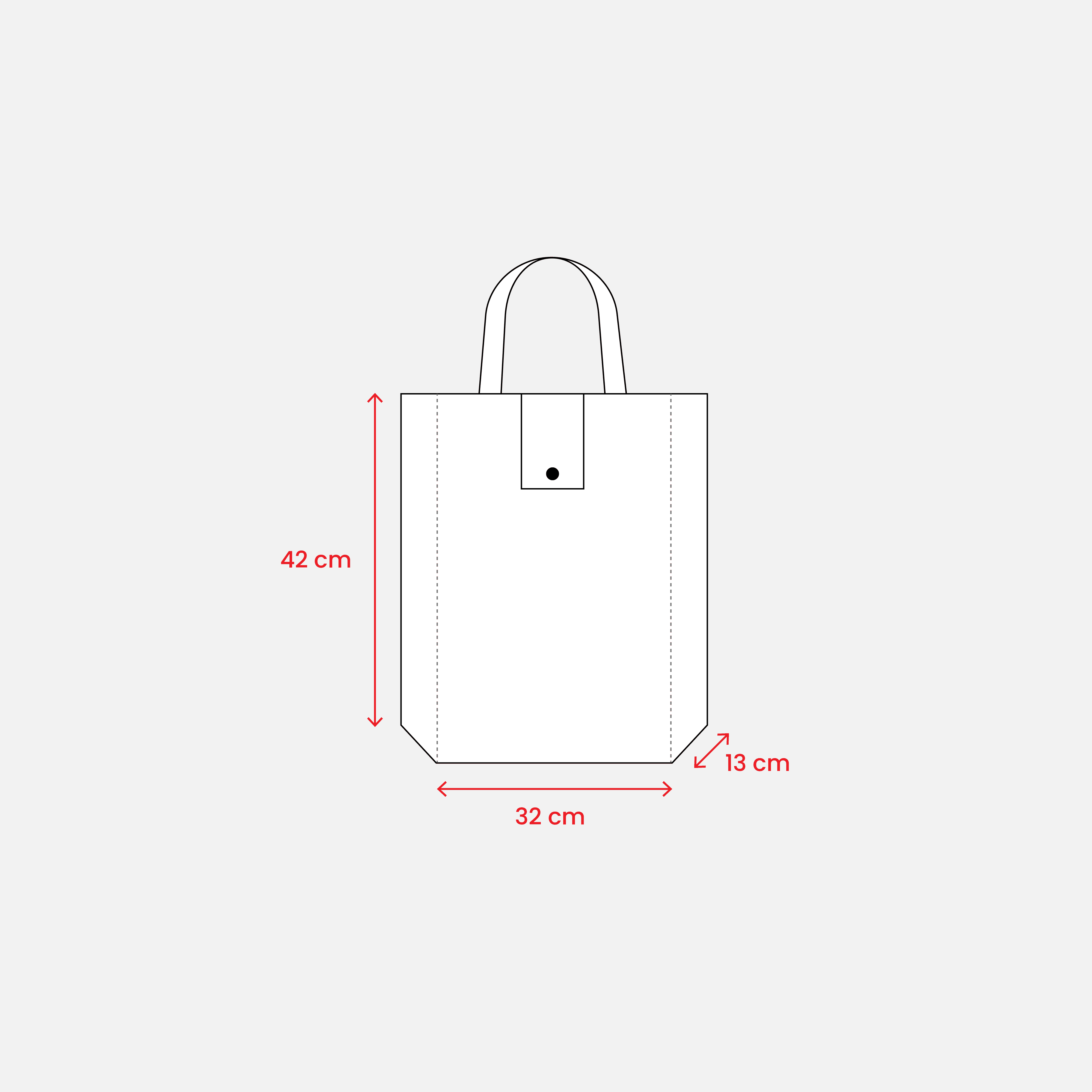 Foldable Shopping Bag with Short Handles 80 g/m2 royal