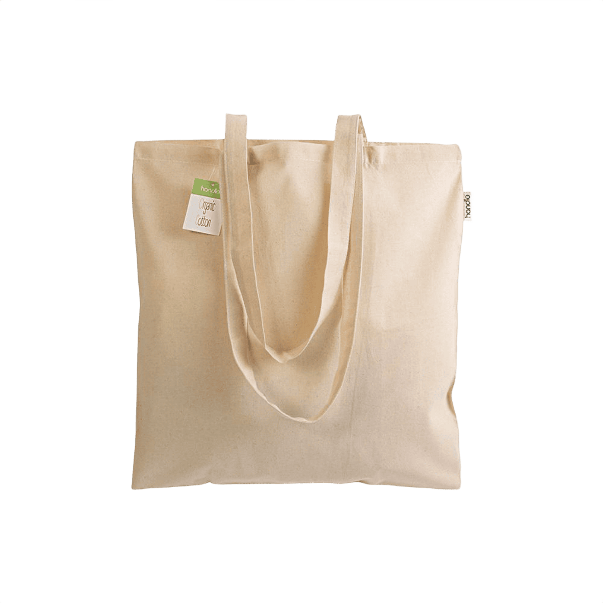Cotton Shopping Bag with Long Handles 140 g/m2