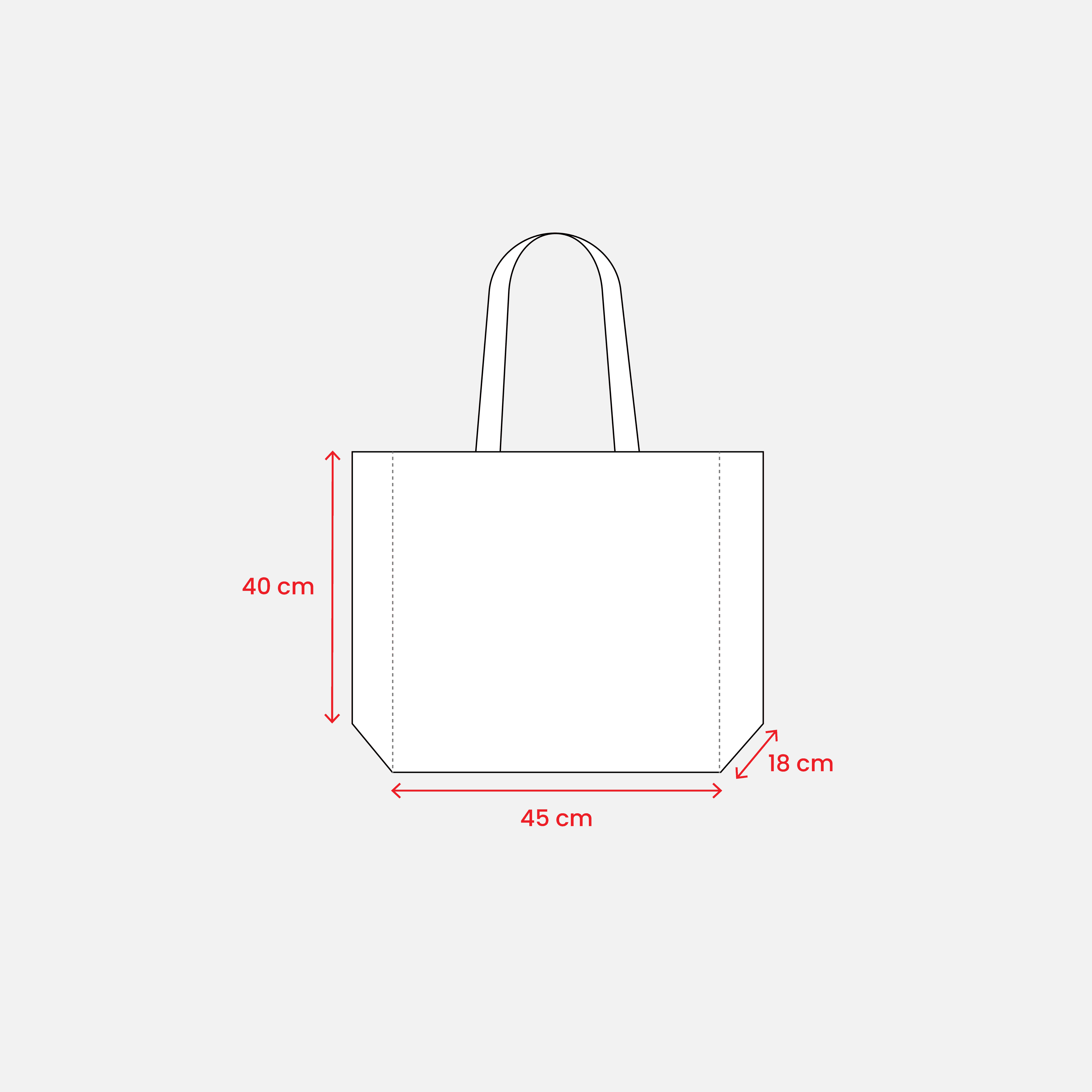 Laminerad Non-Woven Shoppingväska 28L blå