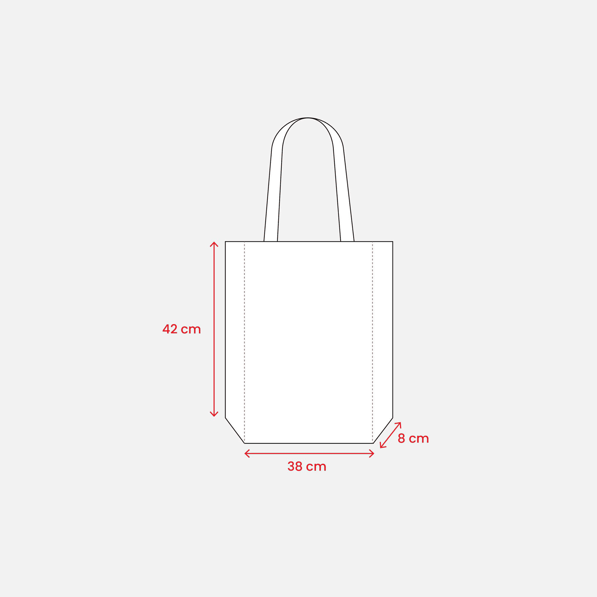 Organic Cotton Shopping Bag 140 g/m2 natural