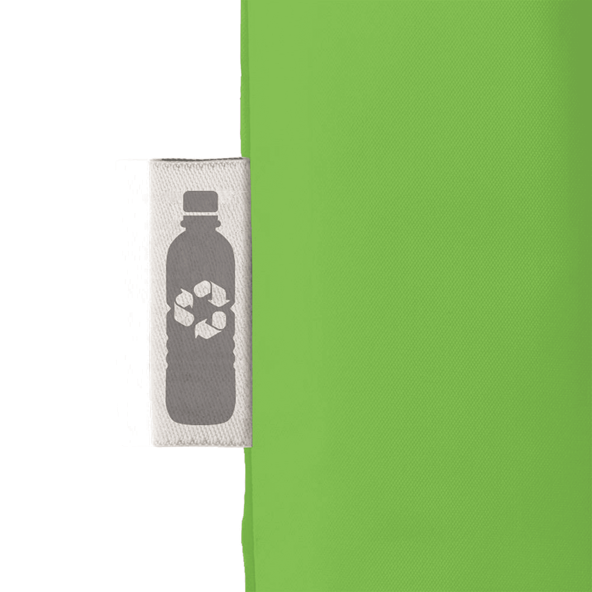 Shopping Bag 210T with Long Handles green apple