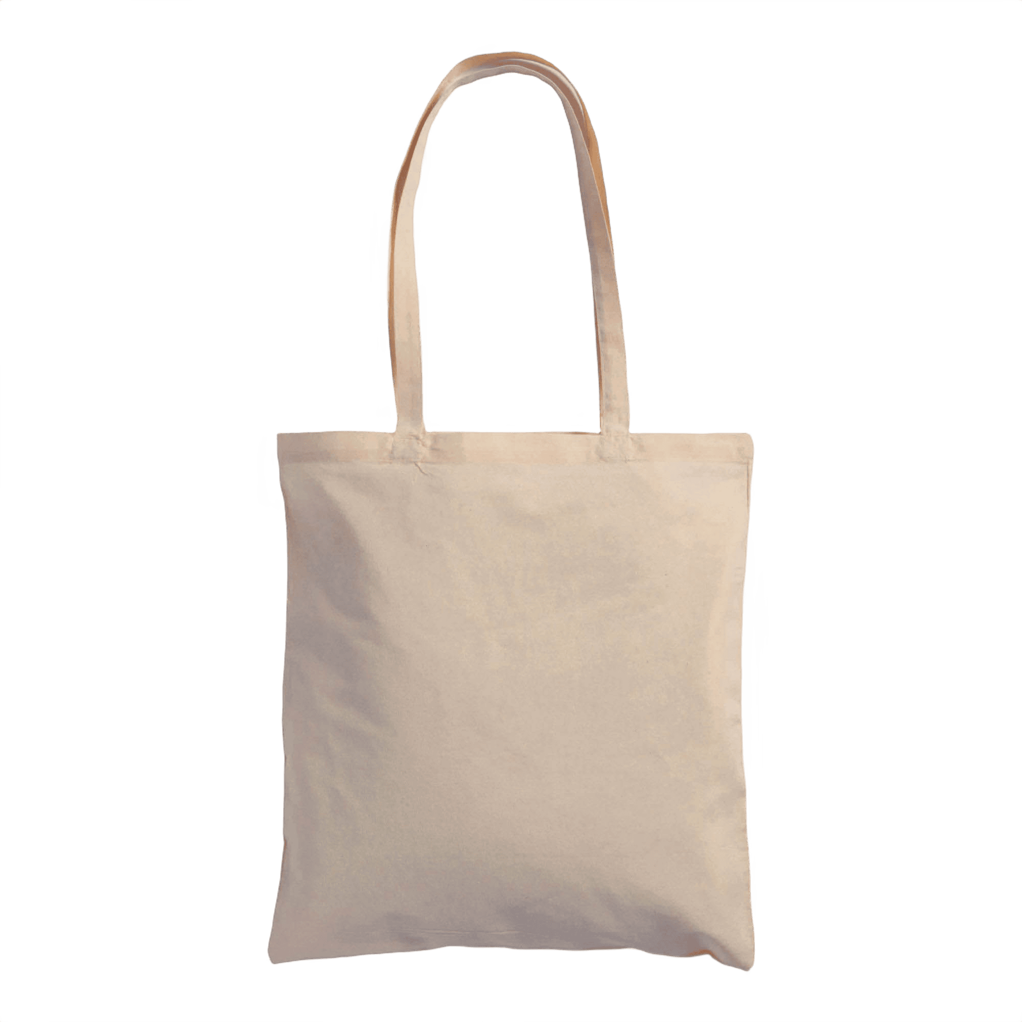 Cotton Carrying Bag Long Handles 100 g/m² natural