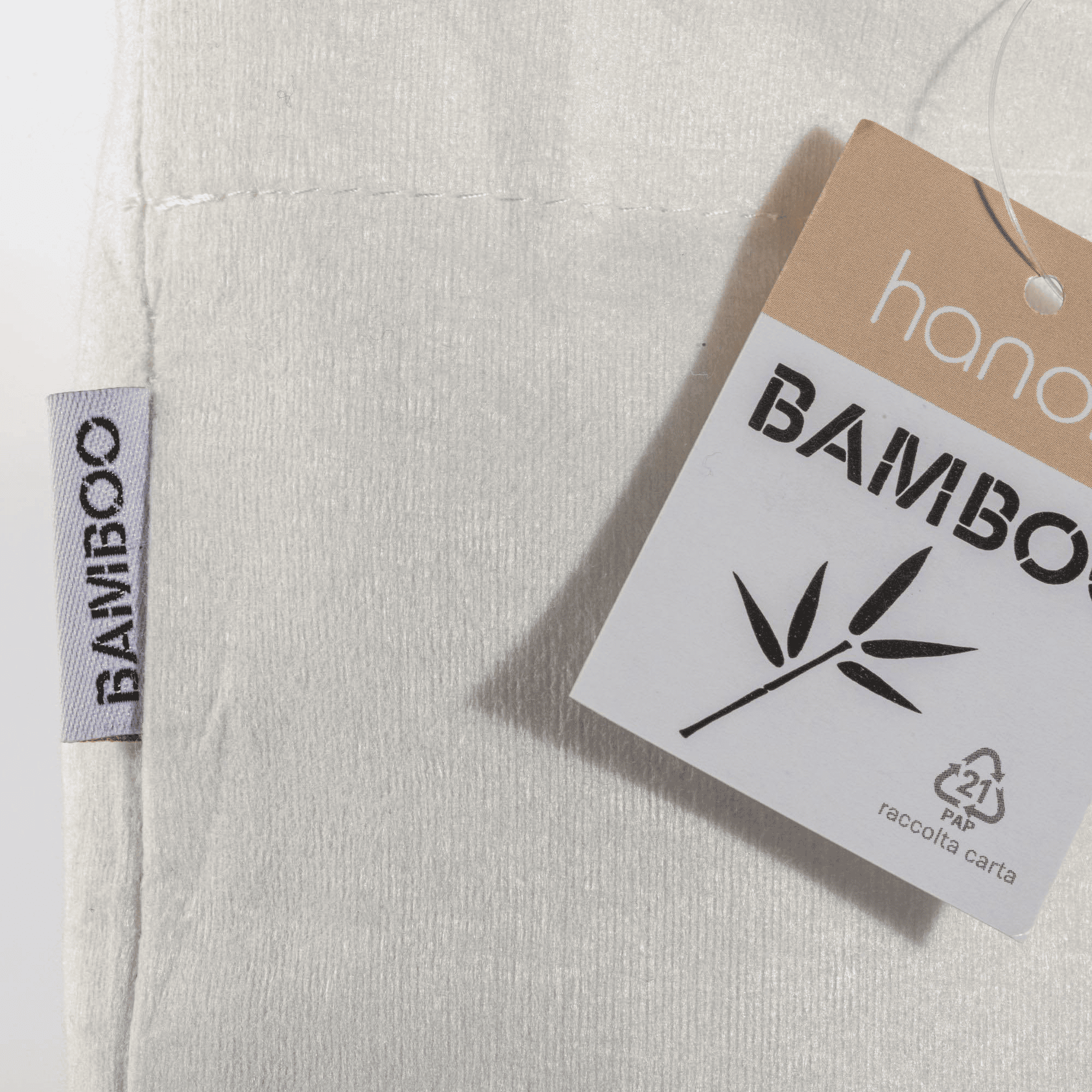 Bambu Fiber Shoppingväska 135 G/M² vit