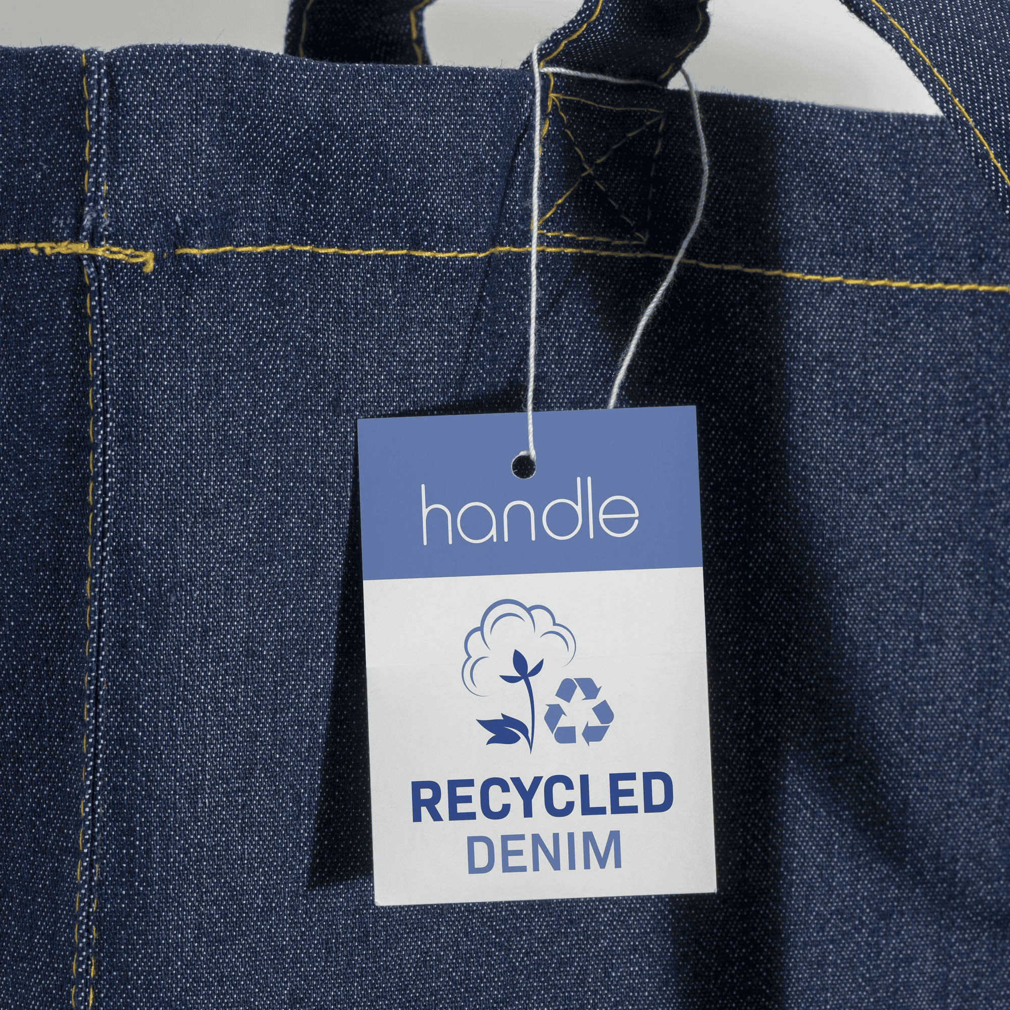 Bomull Denim Shoppingväska 80 G/m2 jeans