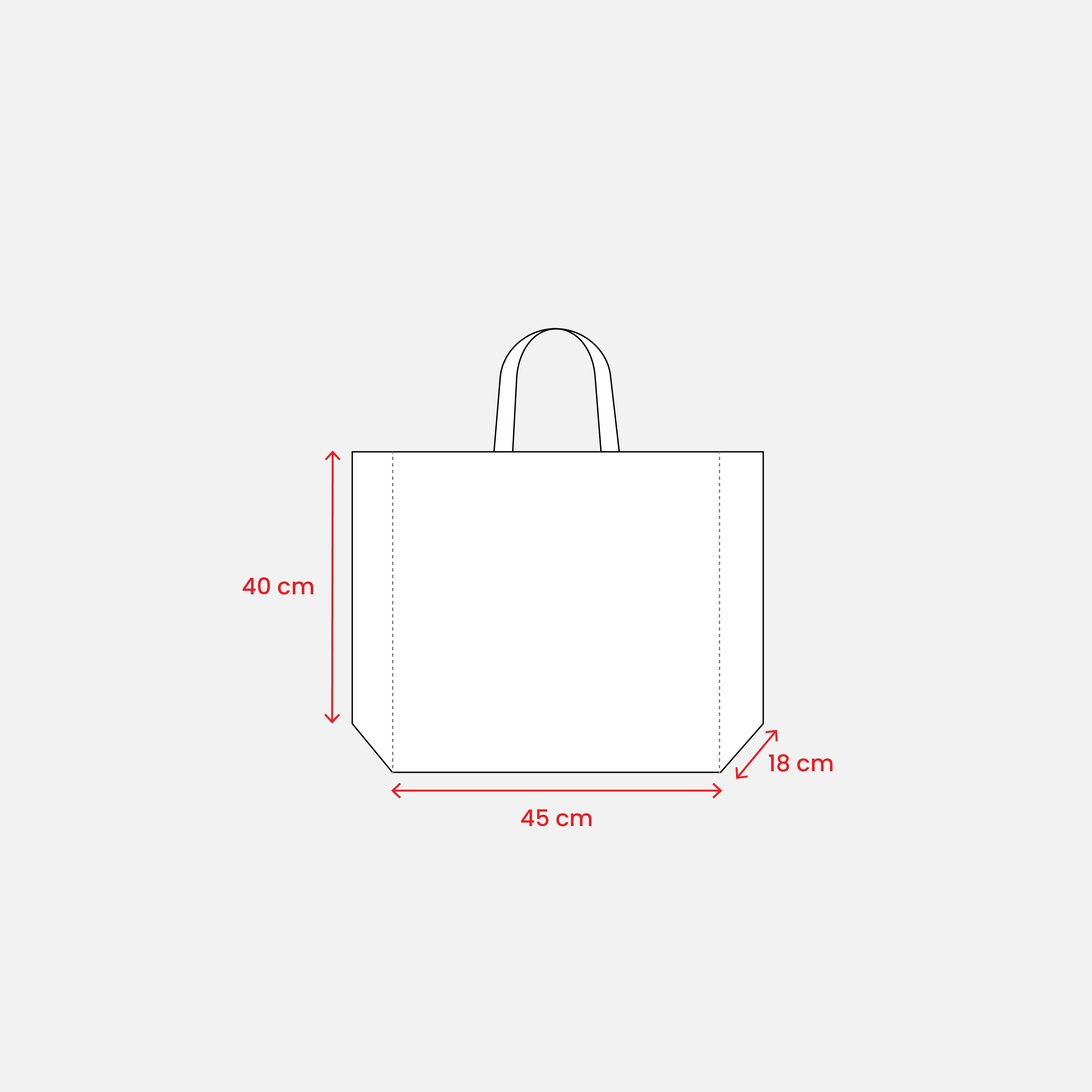 PP-shoppingväska med korta handtag 120 g/m² kunglig
