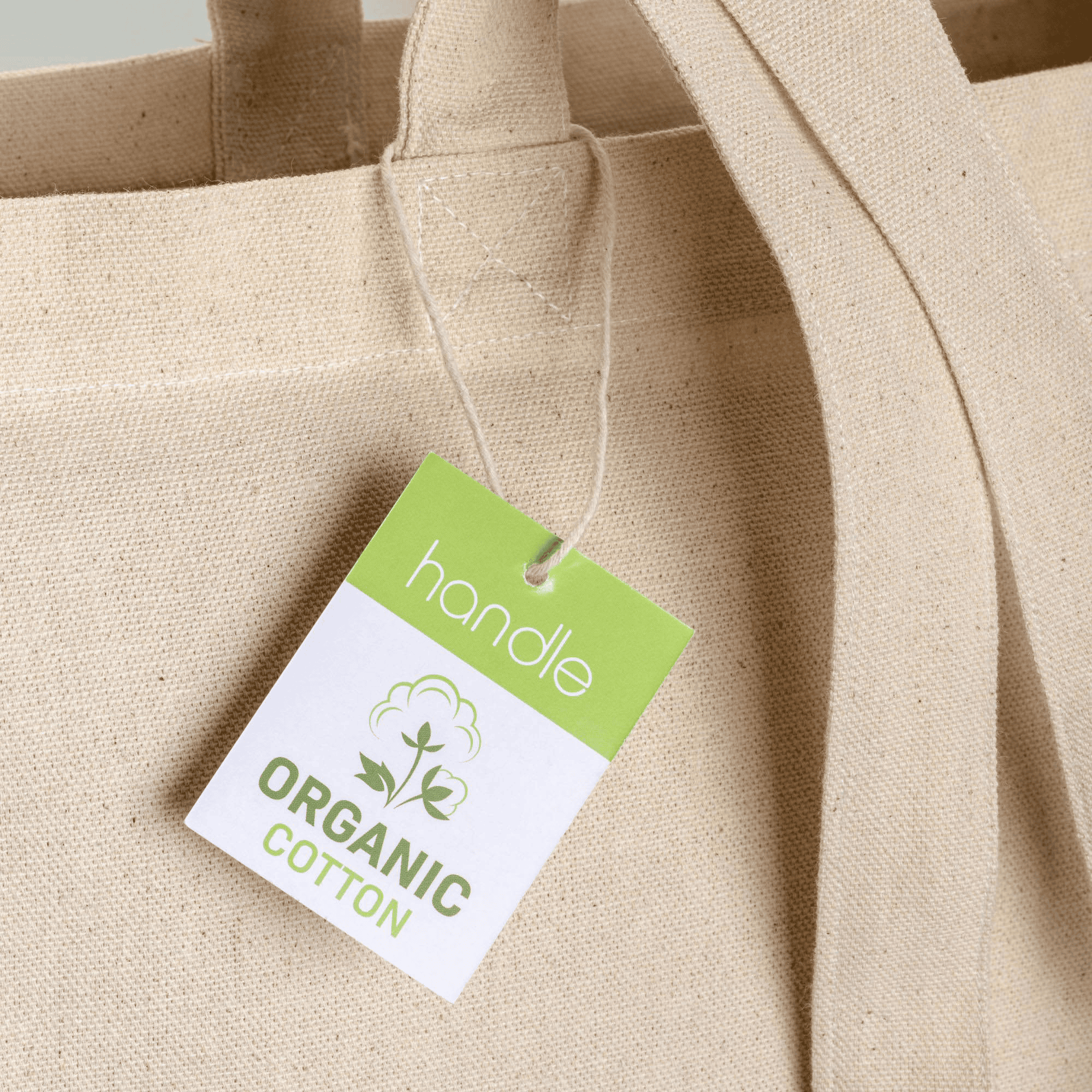Organic Cotton Shopping Bag 220 g/m2 naturlig