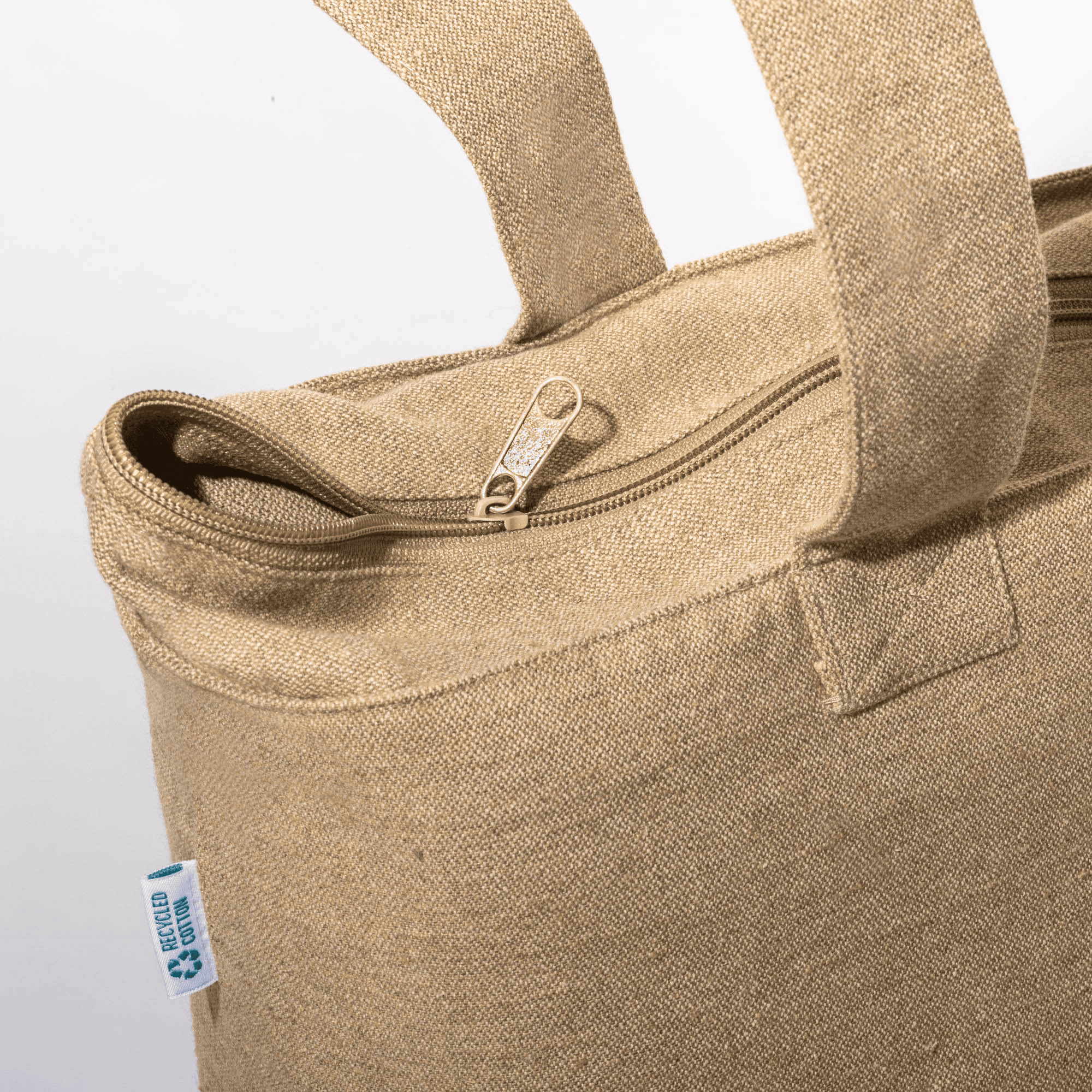 Bomullskasse med bälgbotten 280 g/m2 naturlig