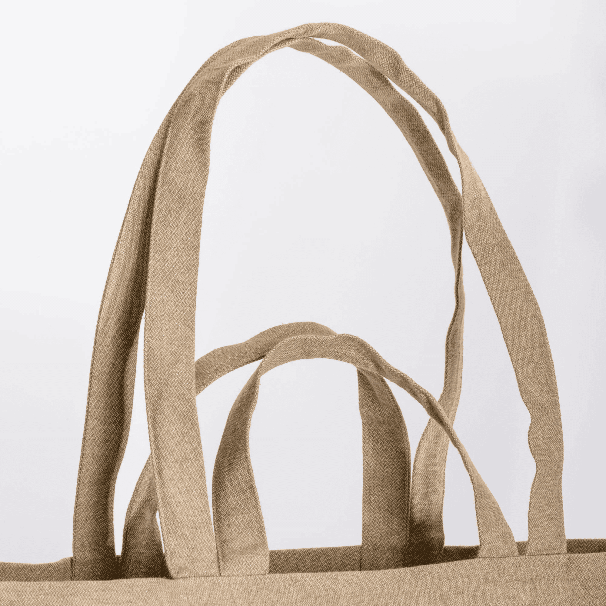 Bomull Shopper Med Dubbla Handtag 280 g/m2 naturlig