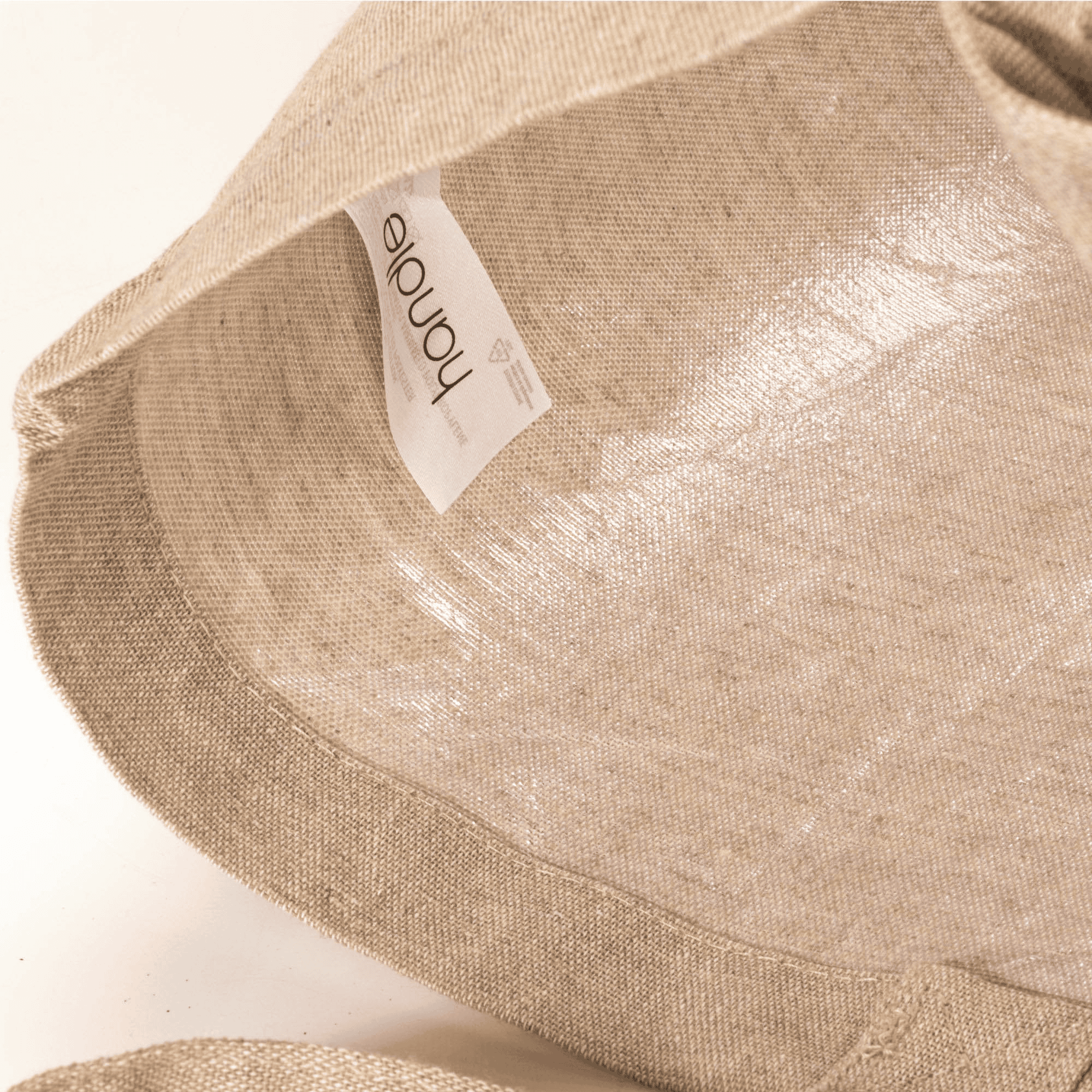 Bomullsshopper Med Långa Handtag och bälgbotten 120 g/m2 naturlig