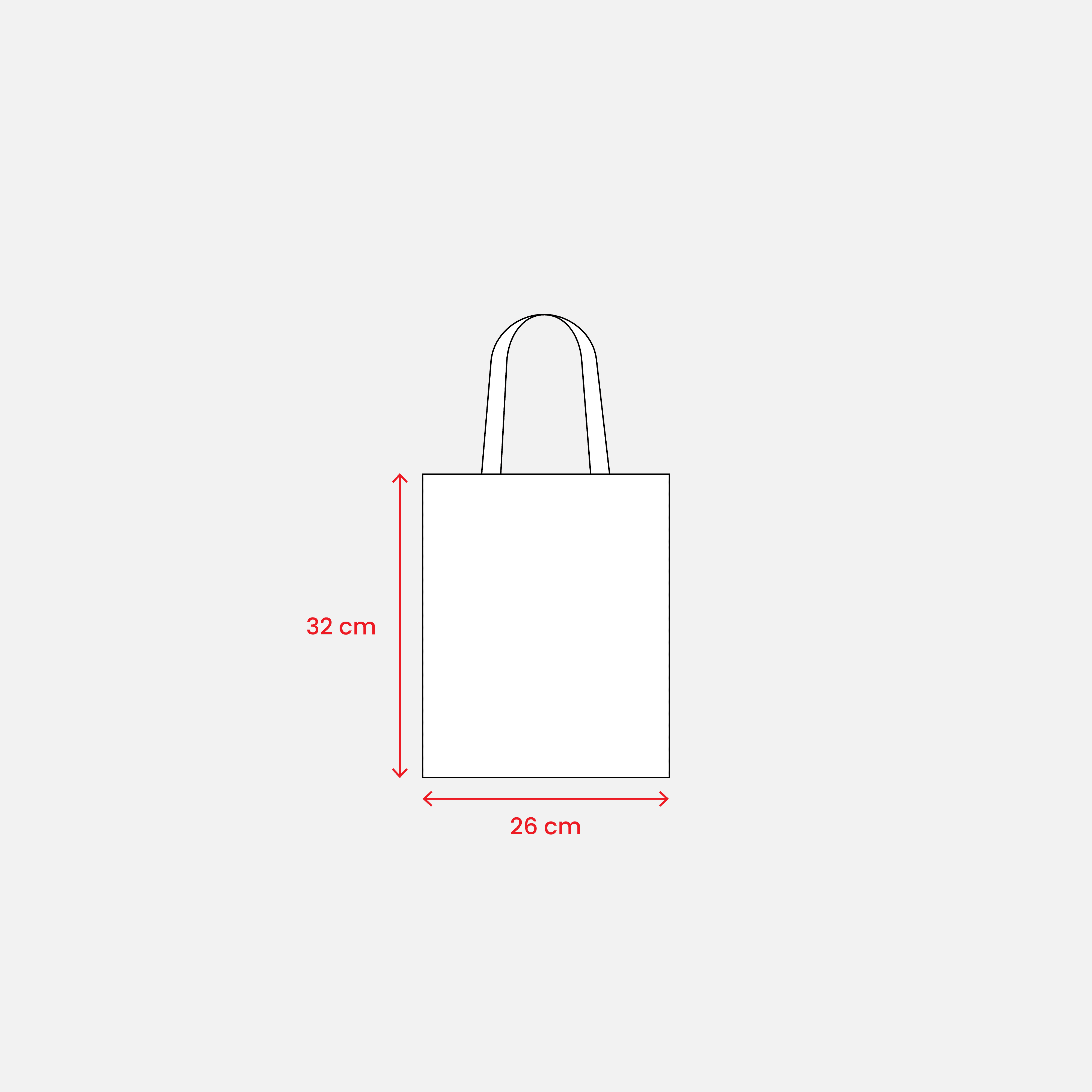Bomull Mini Shopper Väska kunglig