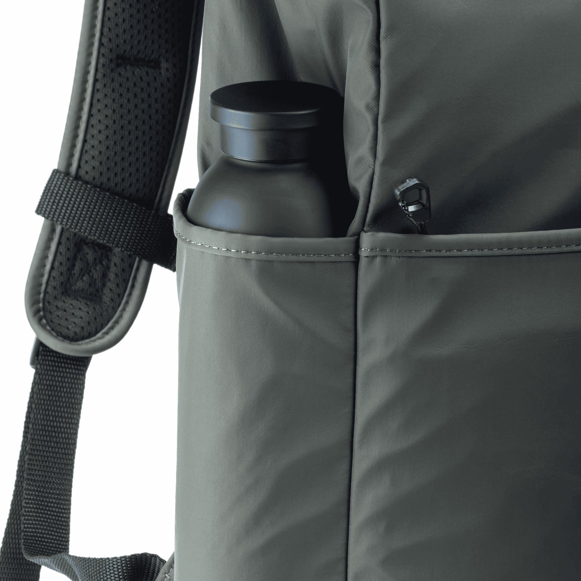 Hopfällbar Laptopryggsäck 15" 310T Nylon mörkgrön