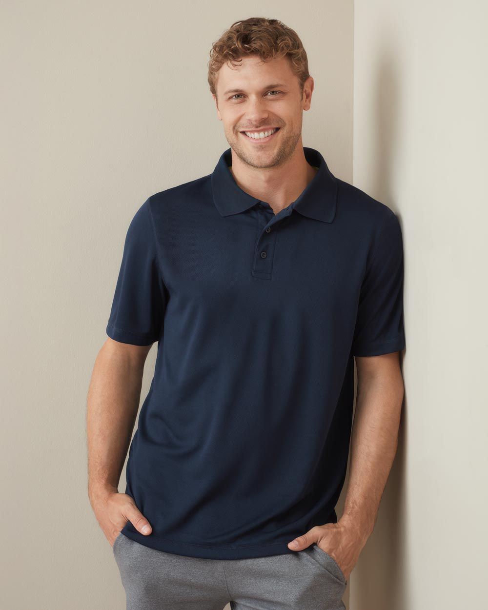 Stedman Mesh Polo Herr