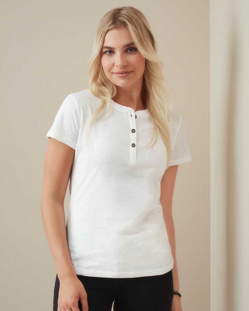 Stedman Sharon Henley T-shirt Dam